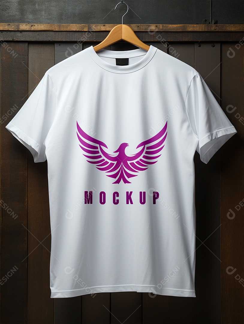 Mockup Camisa Manga Curta PSD Editável