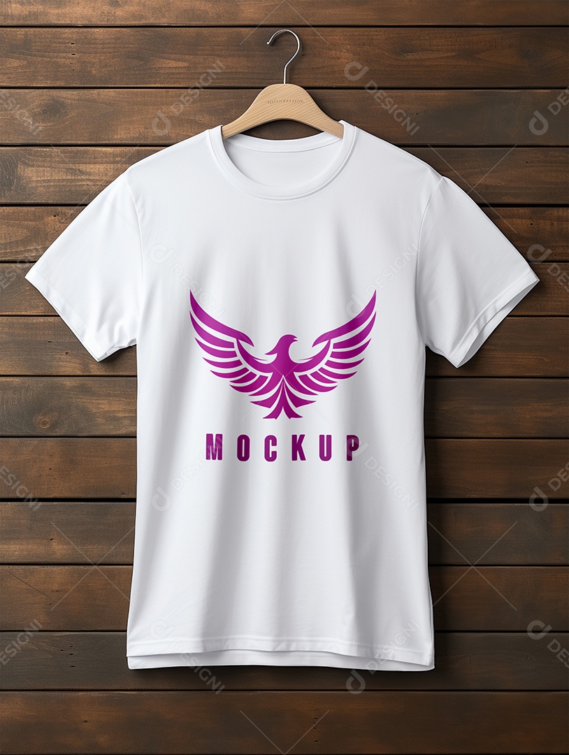 Mockup Camisa Manga Curta PSD Editável