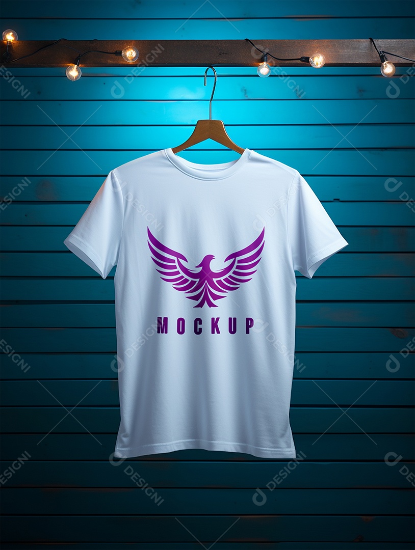 Mockup Camisa Manga Curta PSD Editável