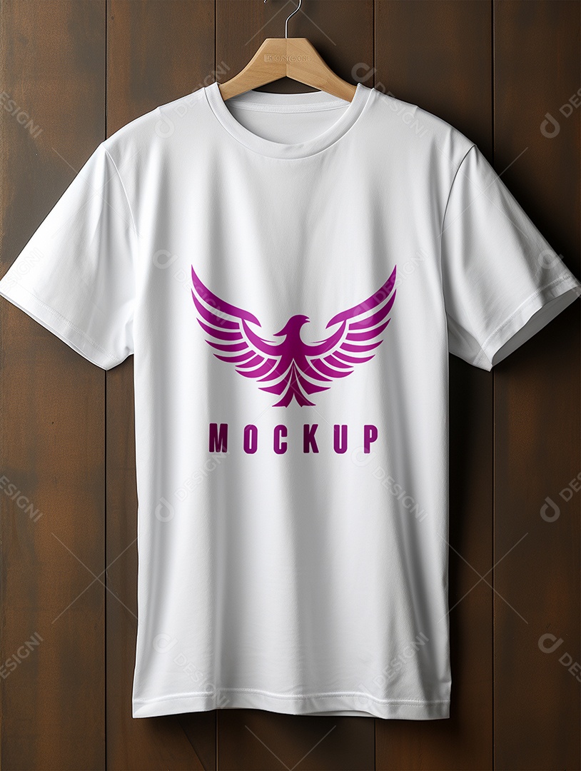 Mockup Camisa Manga Curta PSD Editável