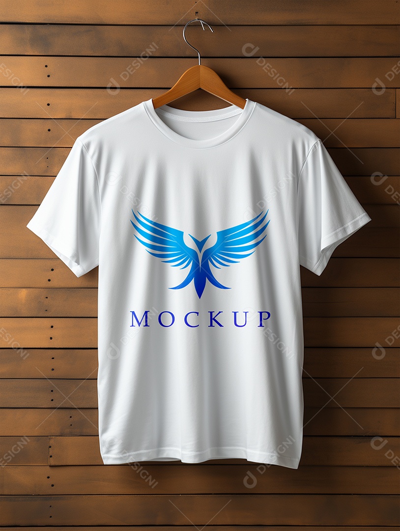 Mockup Camisa Manga Curta PSD Editável