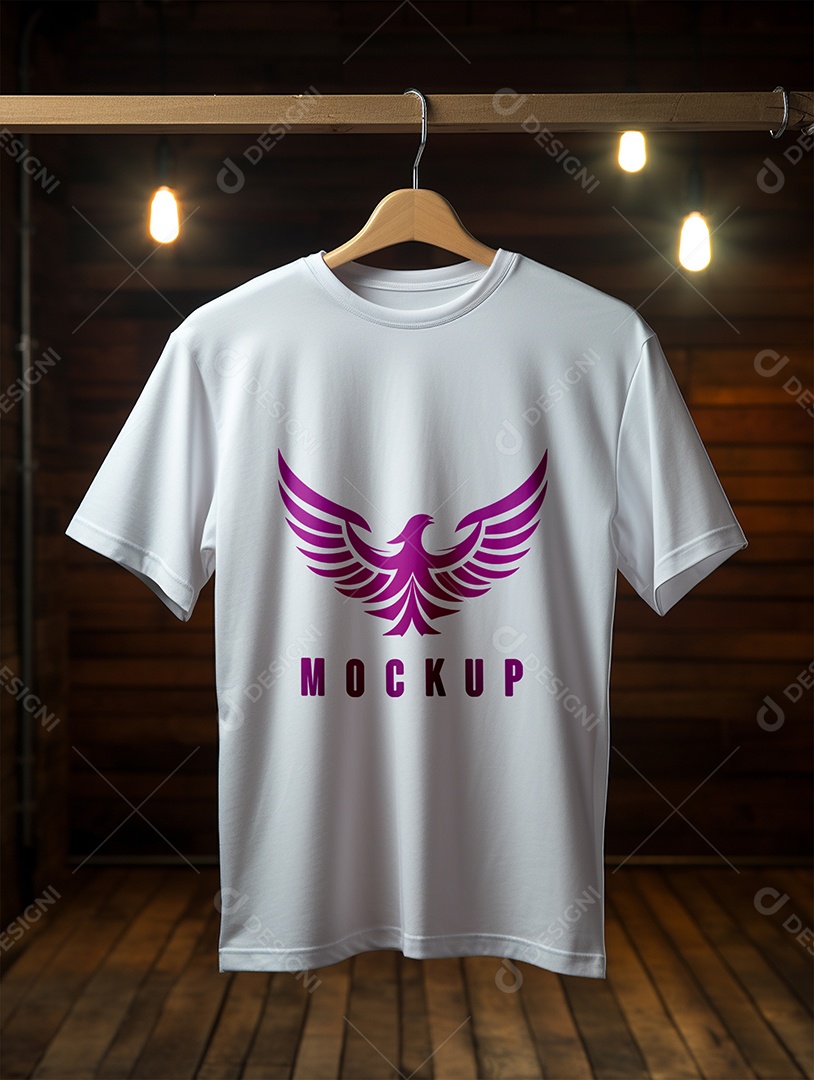 Mockup Camisa Manga Curta PSD Editável