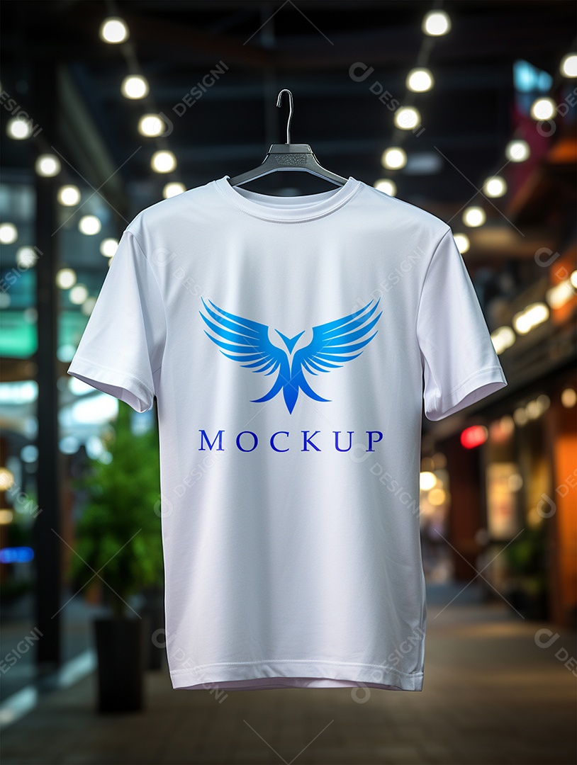 Mockup Camisa Manga Curta PSD Editável