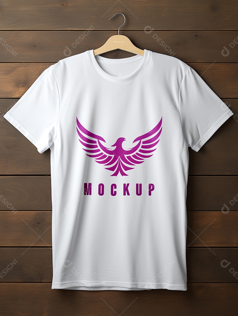 Mockup Camisa Manga Curta PSD Editável