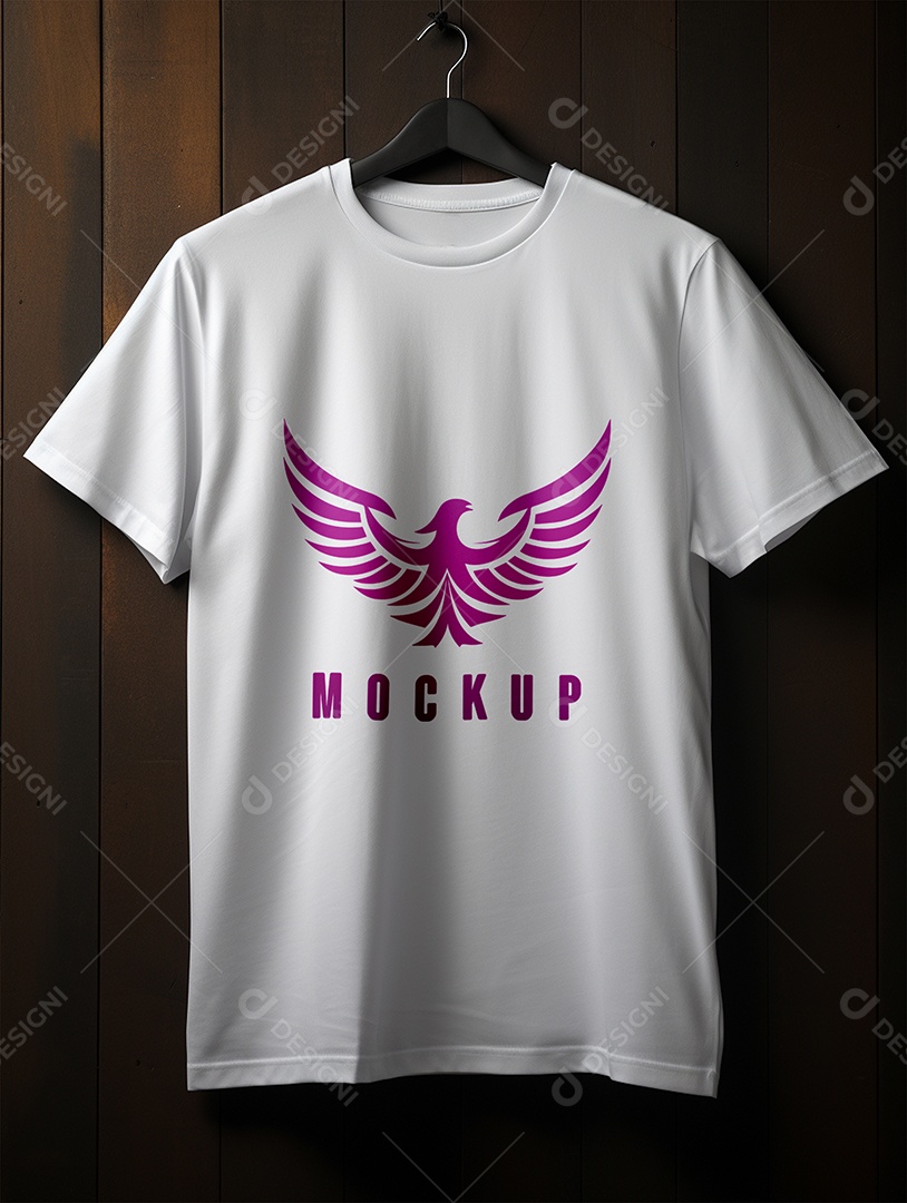 Mockup Camisa Manga Curta PSD Editável
