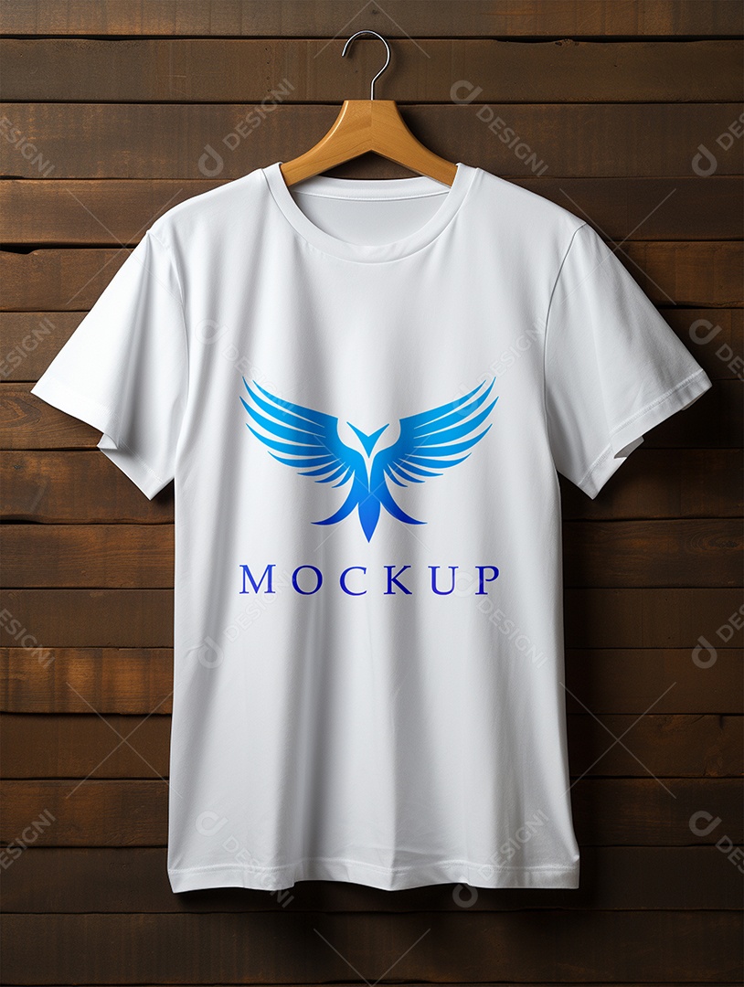 Mockup Camisa Manga Curta PSD Editável
