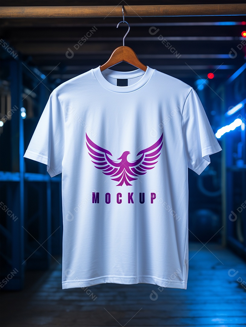 Mockup Camisa Manga Curta PSD Editável