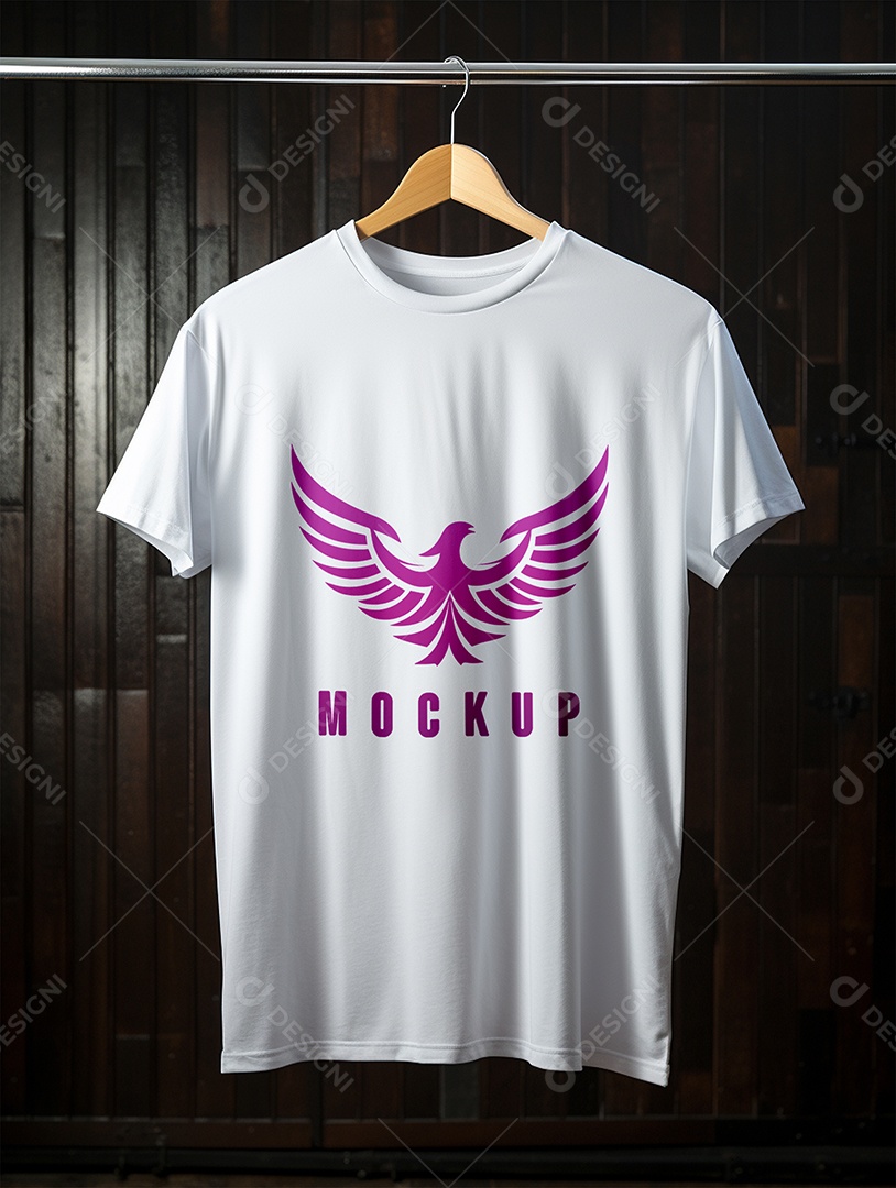 Mockup Camisa Manga Curta PSD Editável