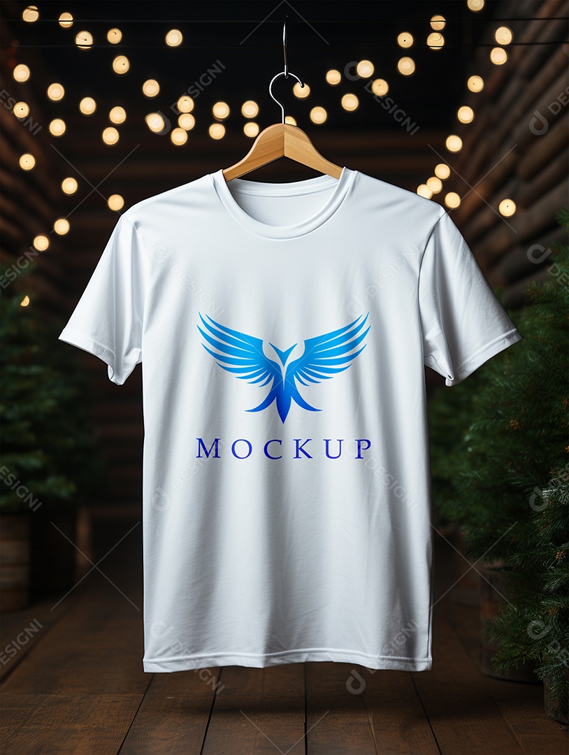 Mockup Camisa Manga Curta PSD Editável