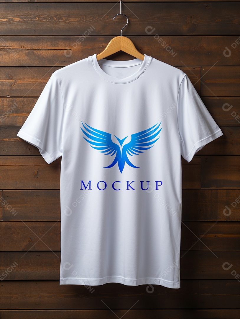 Mockup Camisa Manga Curta PSD Editável