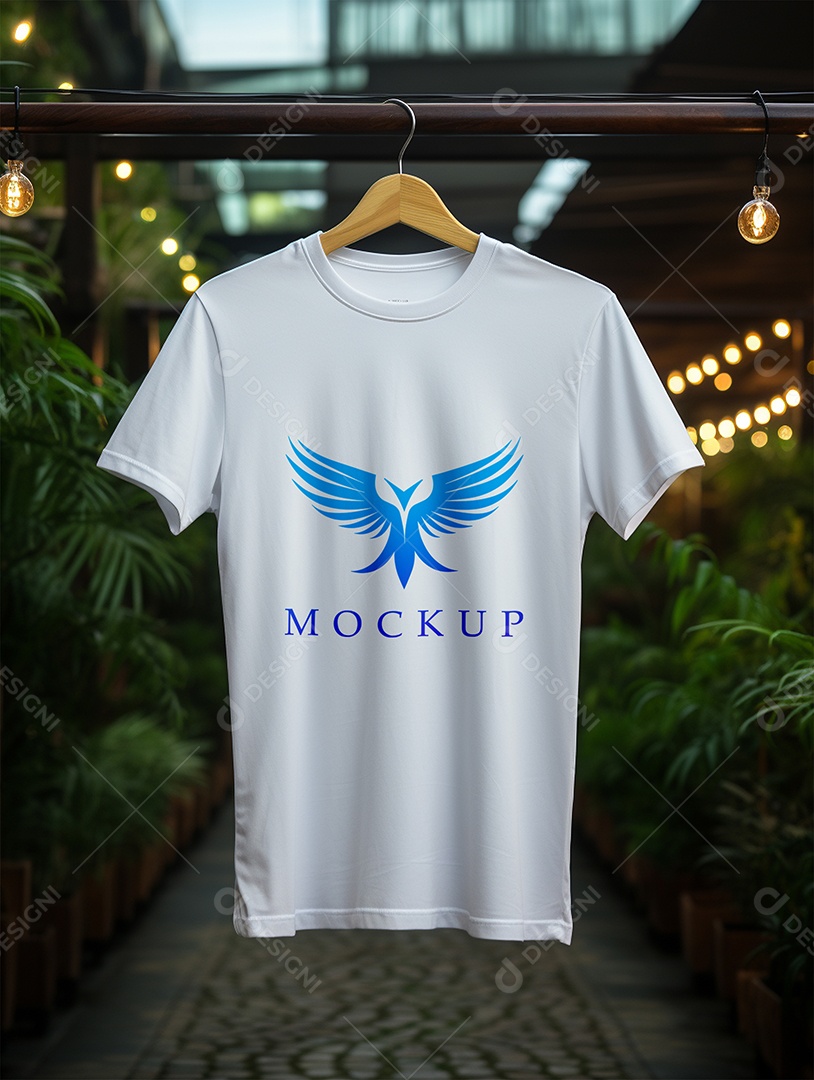 Mockup Camisa Manga Curta PSD Editável