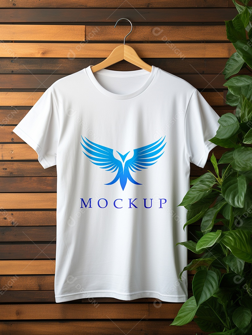 Mockup Camisa Manga Curta PSD Editável