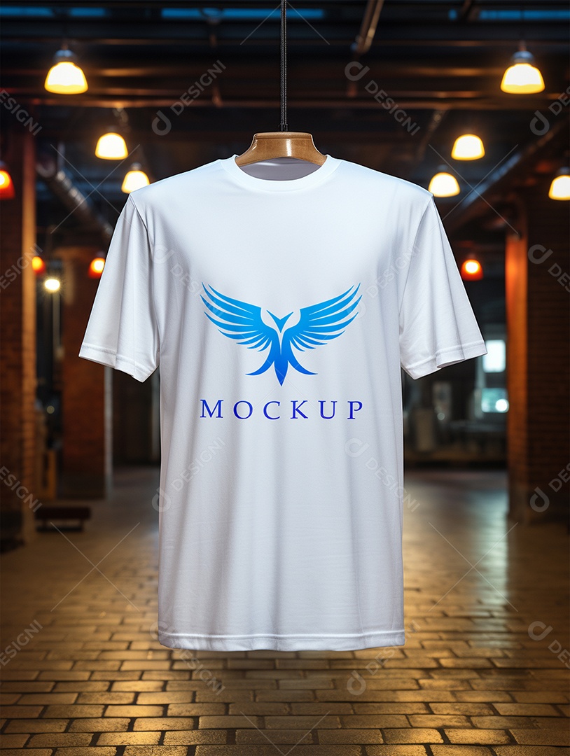 Mockup Camisa Manga Curta PSD Editável