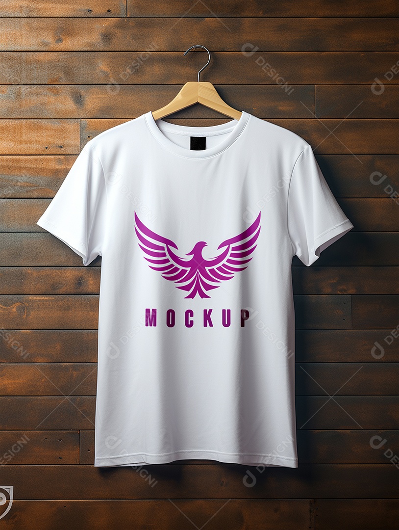 Mockup Camisa Meia Manga PSD Editável