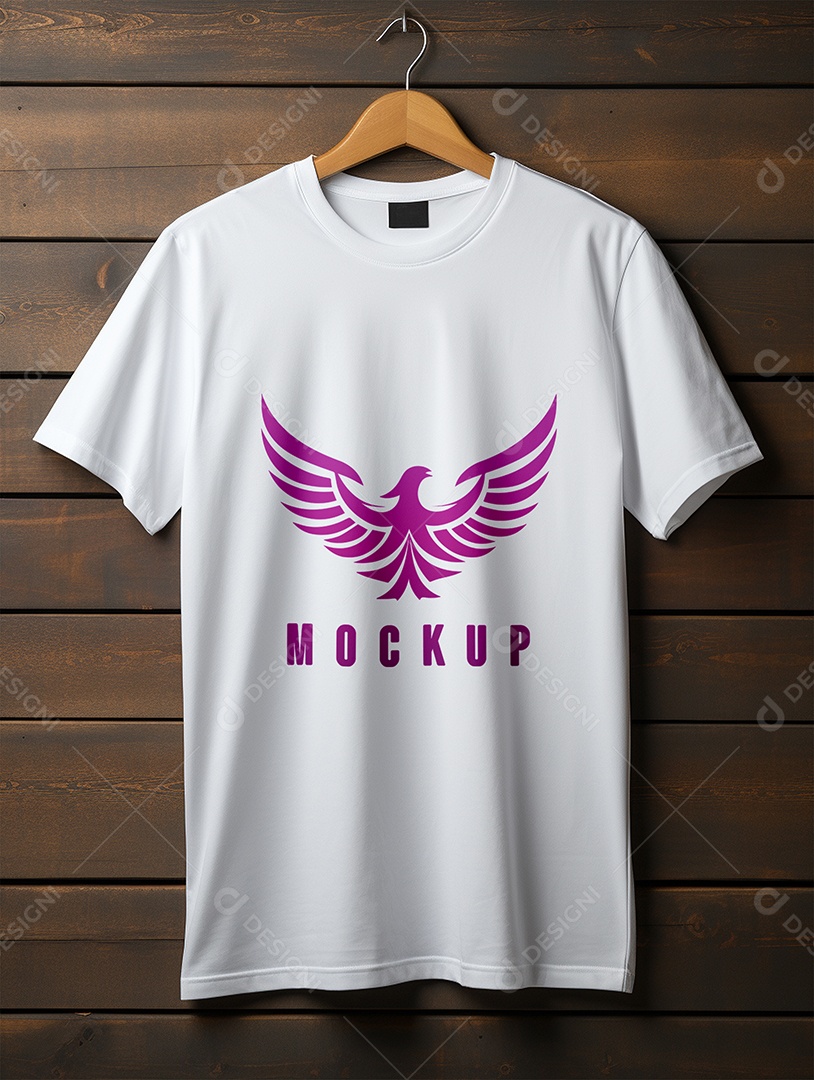 Mockup Camisa Meia Manga PSD Editável