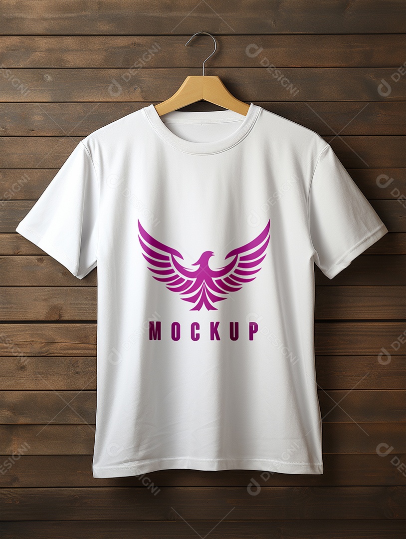 Mockup Camisa Meia Manga PSD Editável