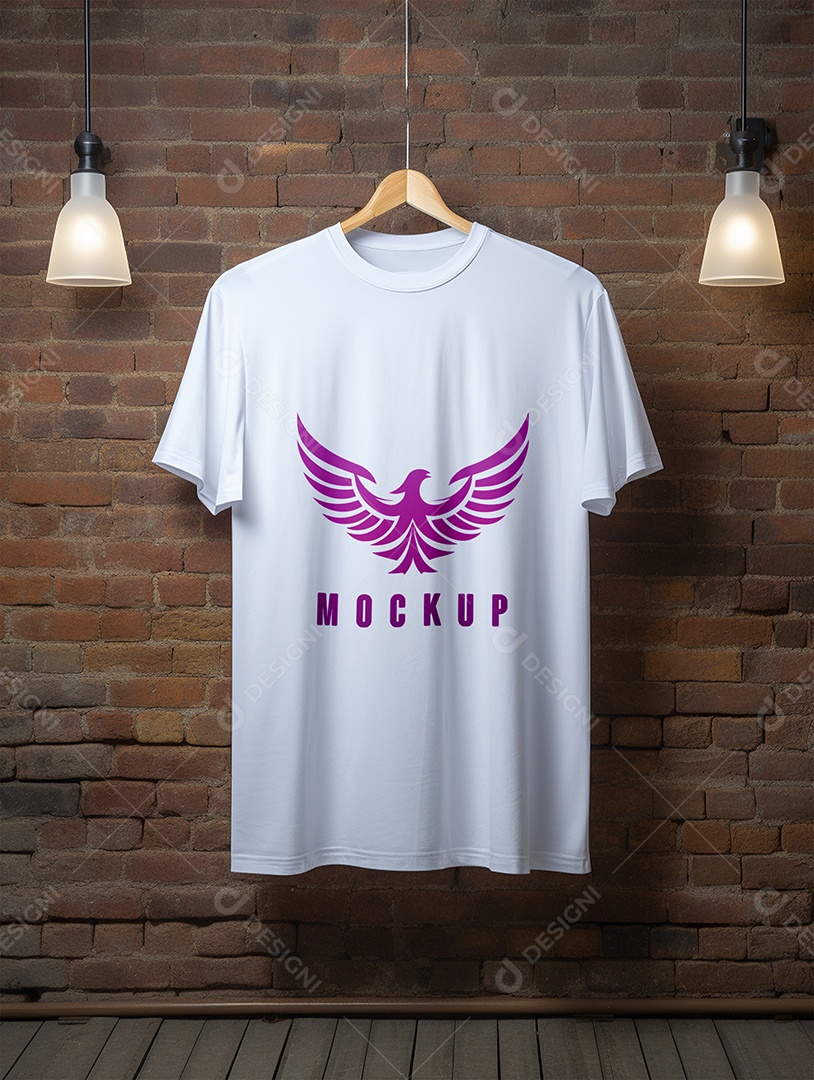 Mockup Camisa Meia Manga PSD Editável