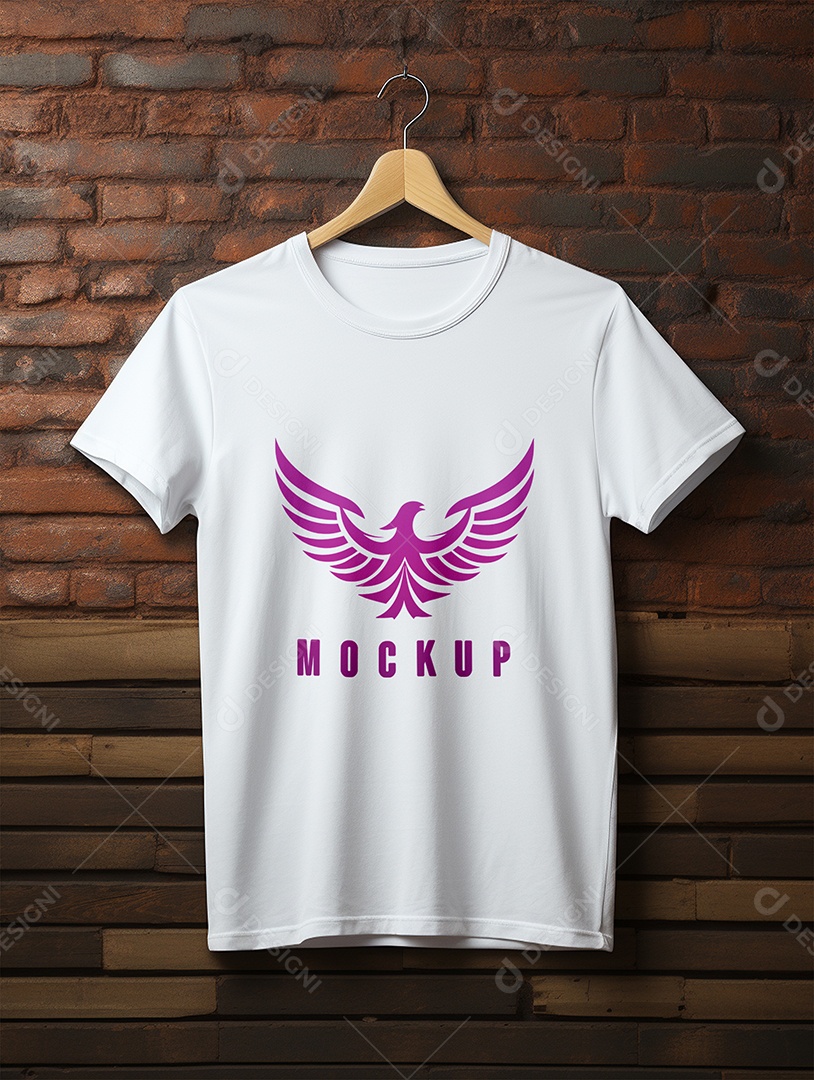 Mockup Camisa Meia Manga PSD Editável