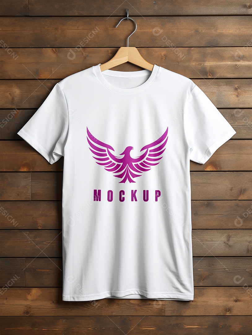 Mockup Camisa Meia Manga PSD Editável
