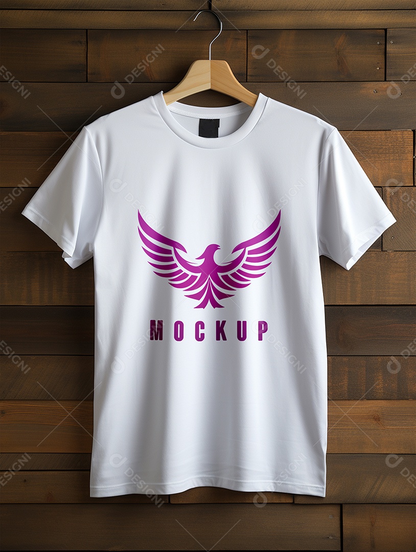 Mockup Camisa Meia Manga PSD Editável