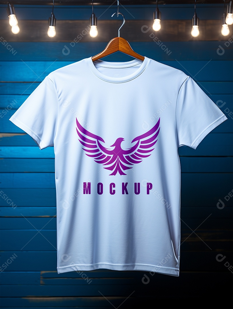 Mockup Camisa Meia Manga PSD Editável