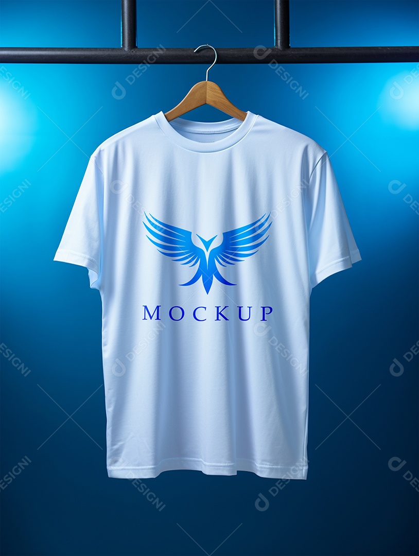 Mockup Camisa Meia Manga PSD Editável