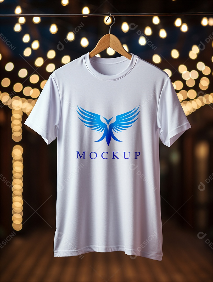 Mockup Camisa Meia Manga PSD Editável