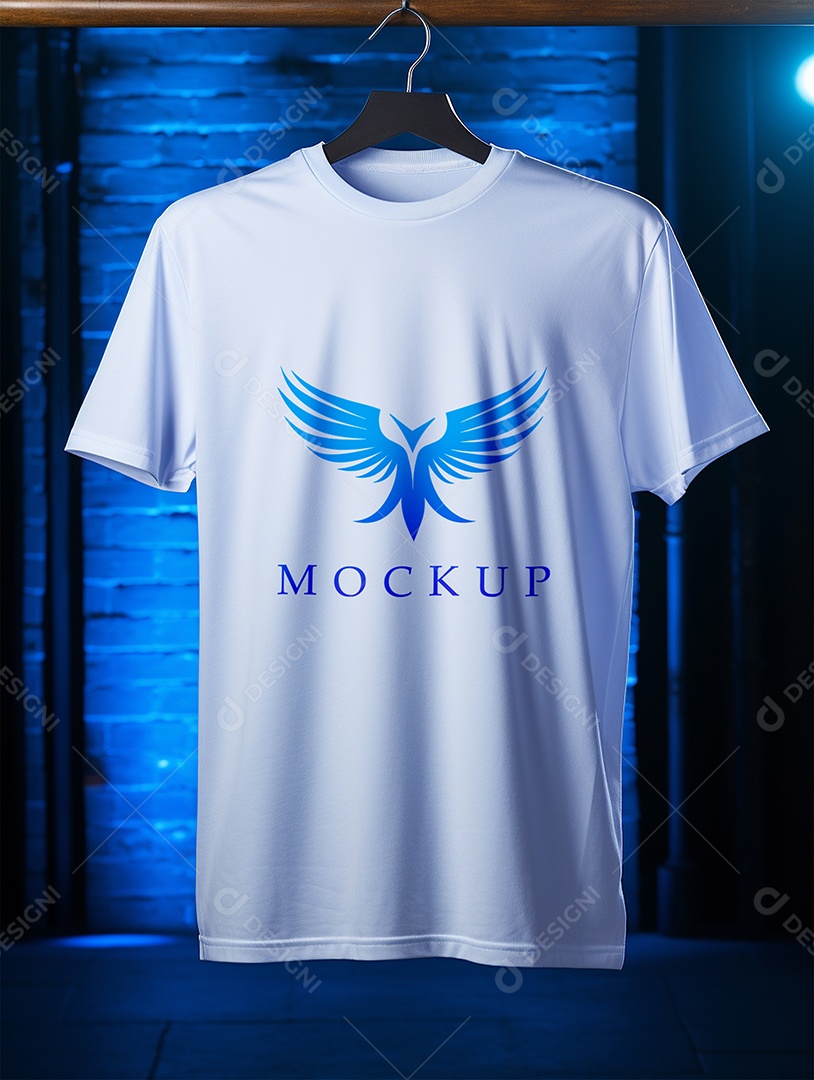 Mockup Camisa Meia Manga PSD Editável