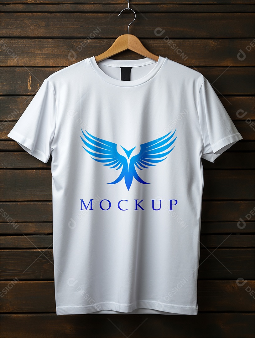Mockup Camisa Manga Curta PSD Editável