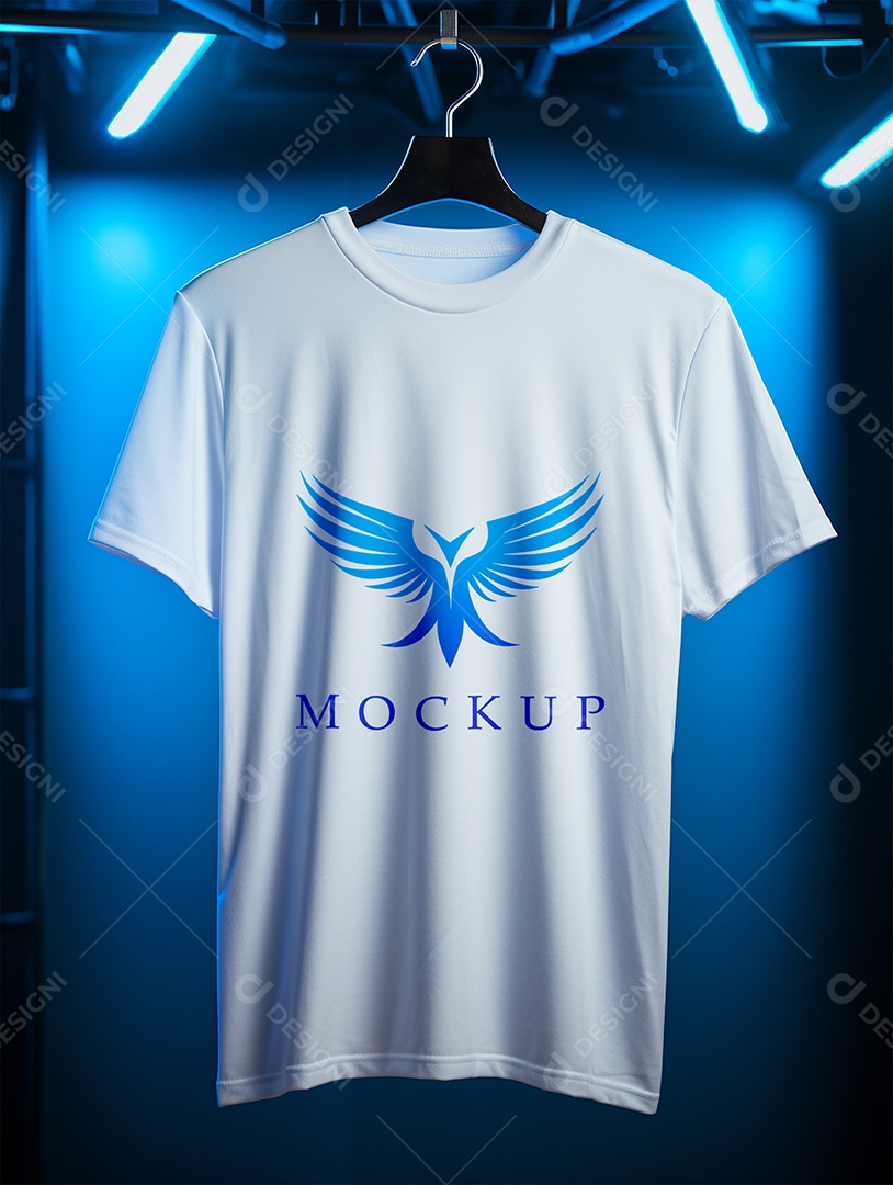 Mockup Camisa Meia Manga PSD Editável