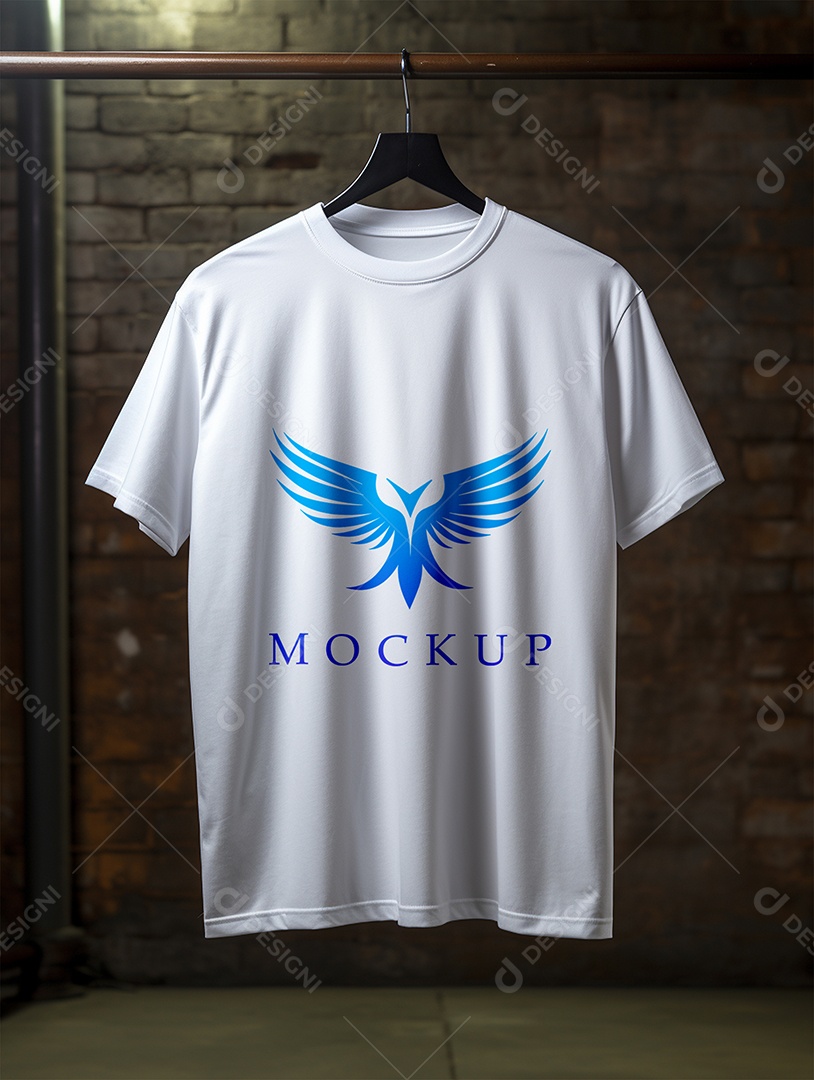 Mockup Camisa Meia Manga PSD Editável