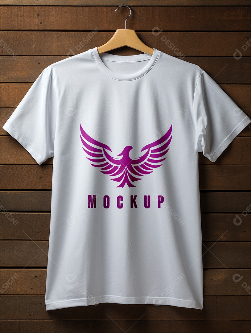 Mockup Camisa Meia Manga PSD Editável