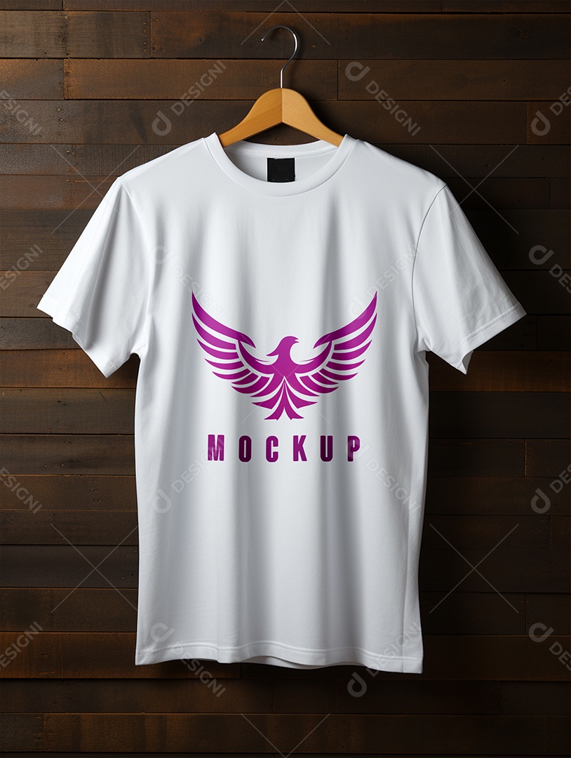 Mockup Camisa Meia Manga PSD Editável