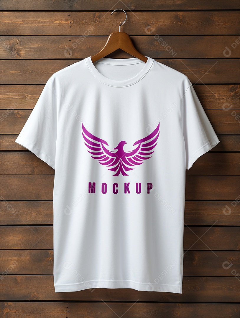 Mockup Camisa Meia Manga PSD Editável