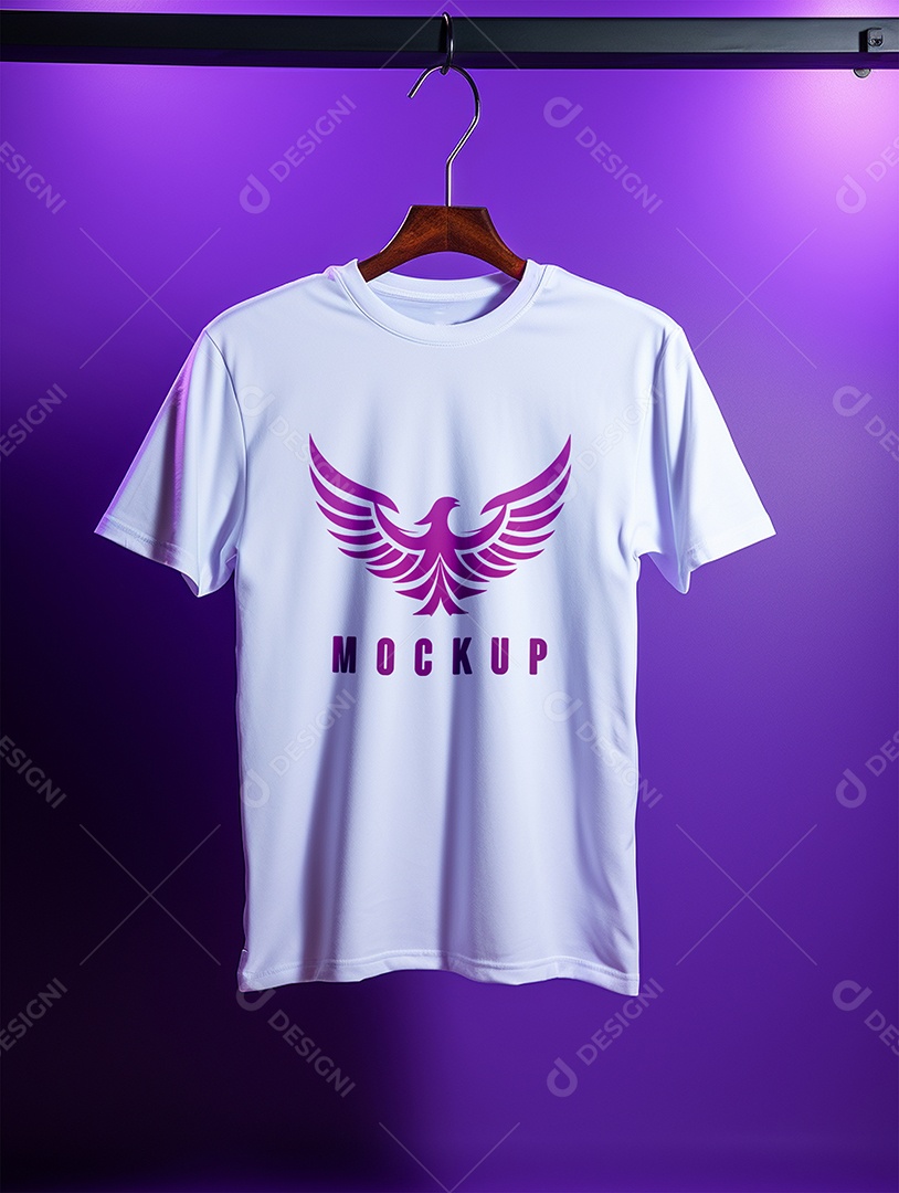 Mockup Camisa Meia Manga PSD Editável