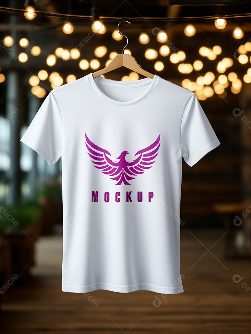 Mockup Camisa Meia Manga PSD Editável