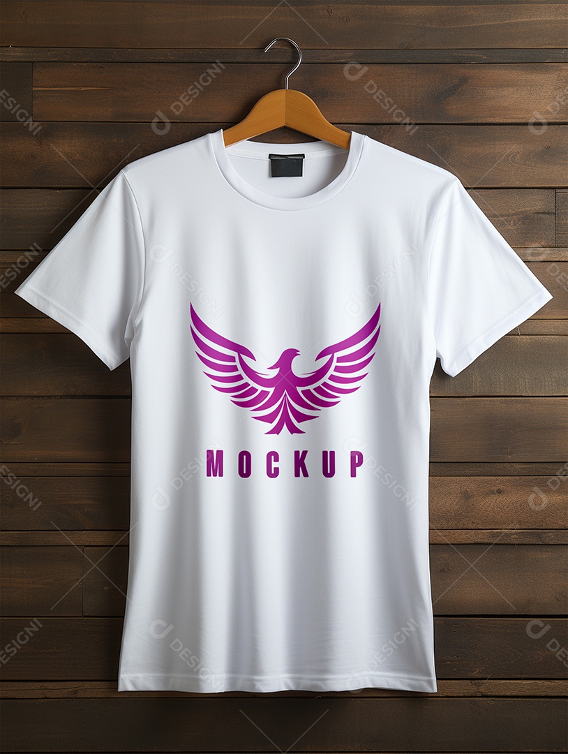 Mockup Camisa Meia Manga PSD Editável