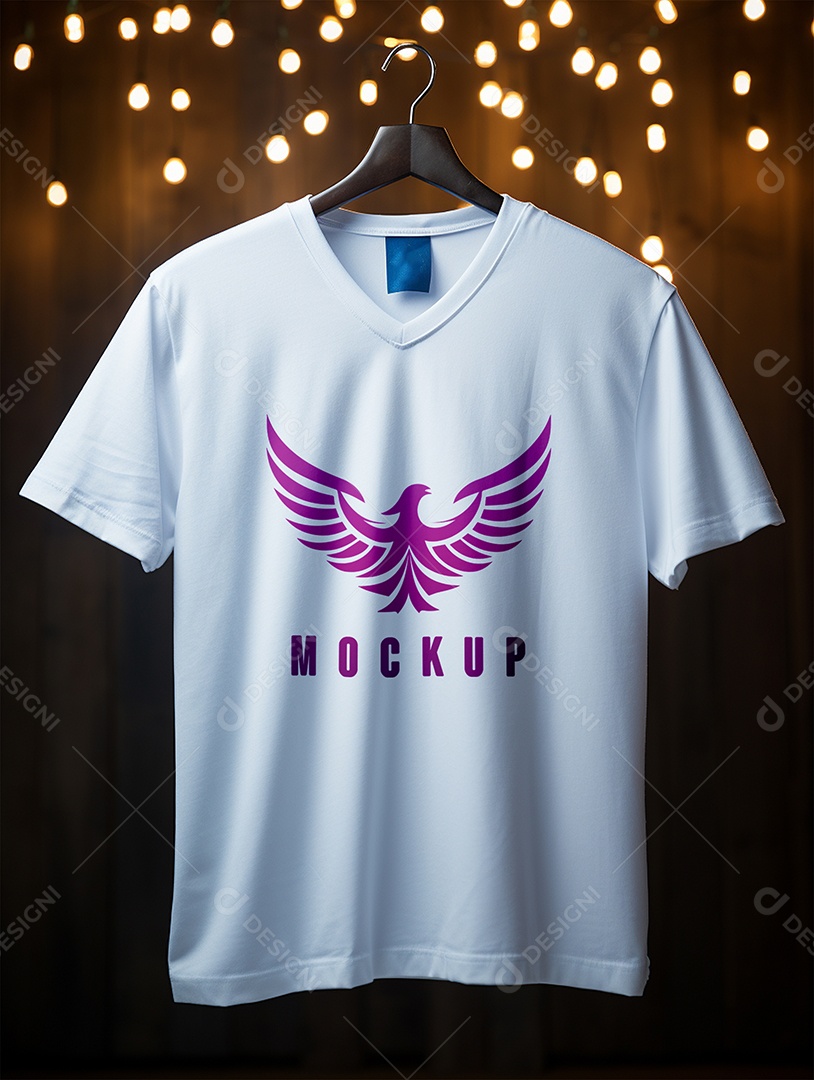 Mockup Camisa Manga Curta PSD Editável