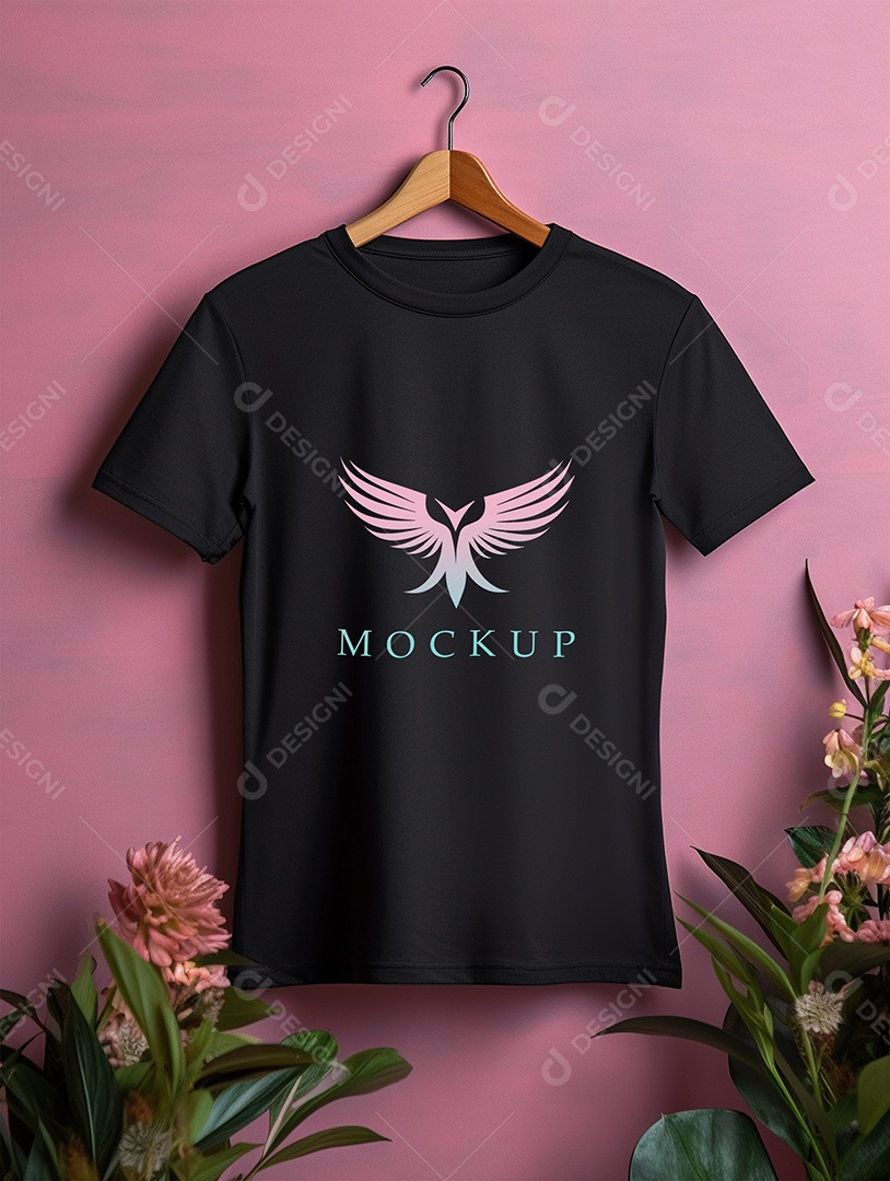 Mockup de Blusa Feminina PSD Editável