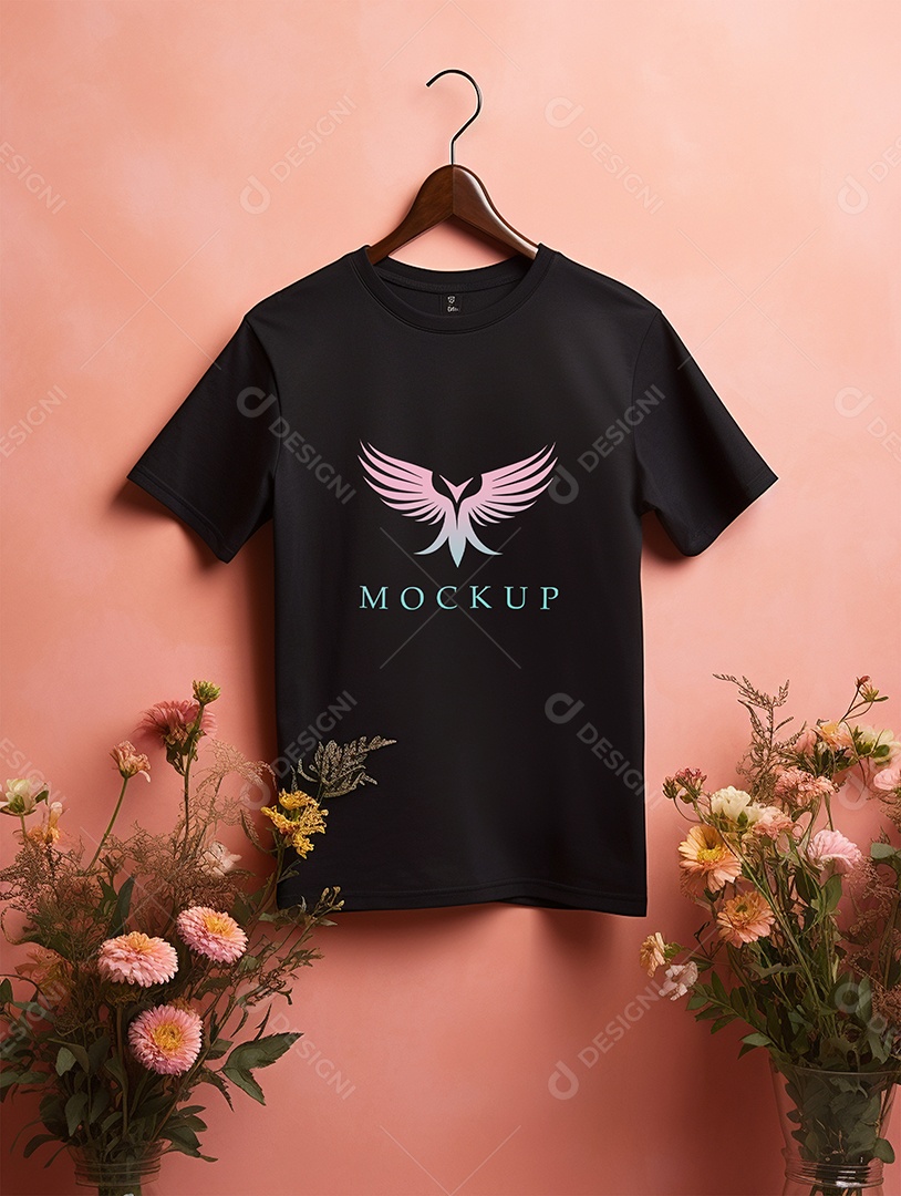 Mockup de Blusa Feminina PSD Editável
