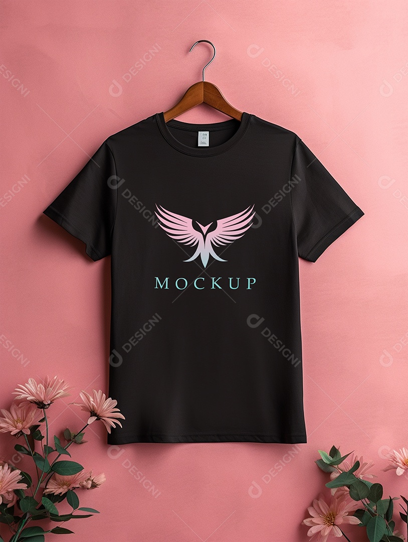 Mockup de Blusa Feminina PSD Editável