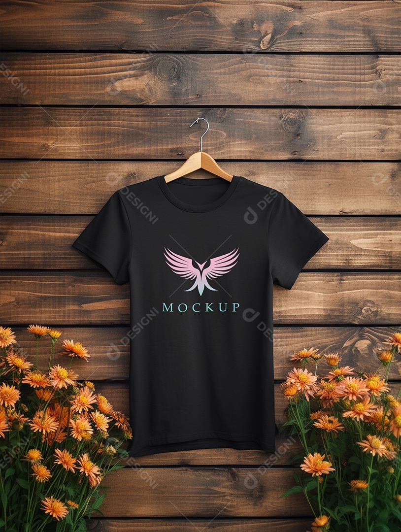 Mockup de Blusa Feminina PSD Editável