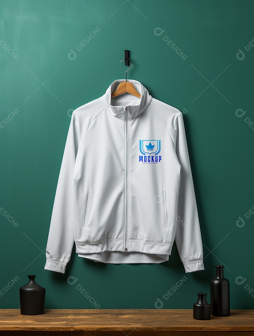 Mockup De Moletom No Cabide PSD Editável