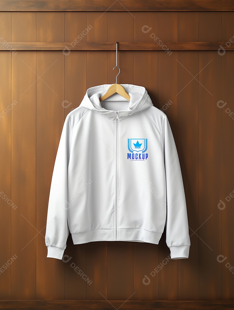 Mockup De Moletom No Cabide PSD Editável