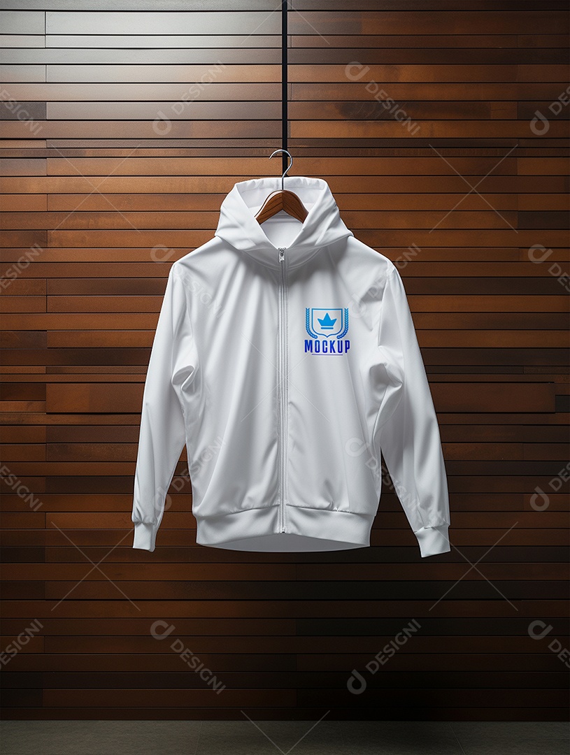 Mockup De Moletom No Cabide PSD Editável