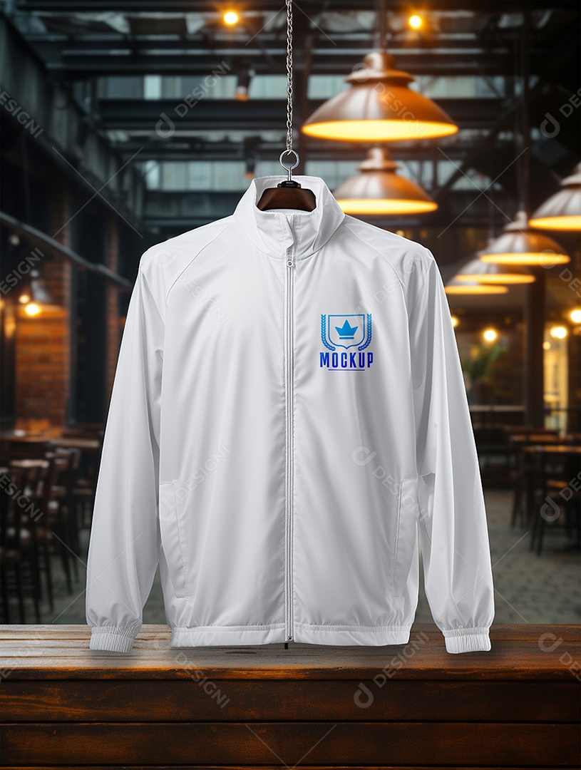 Mockup De Moletom No Cabide PSD Editável