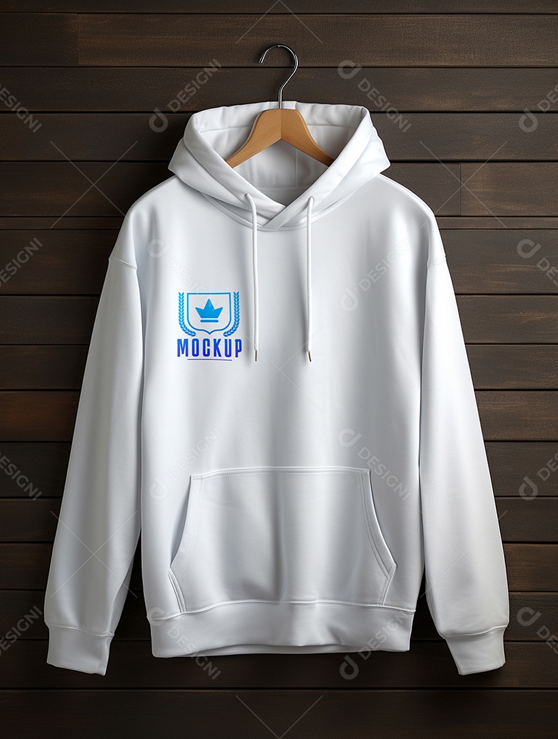 Mockup De Moletom No Cabide PSD Editável