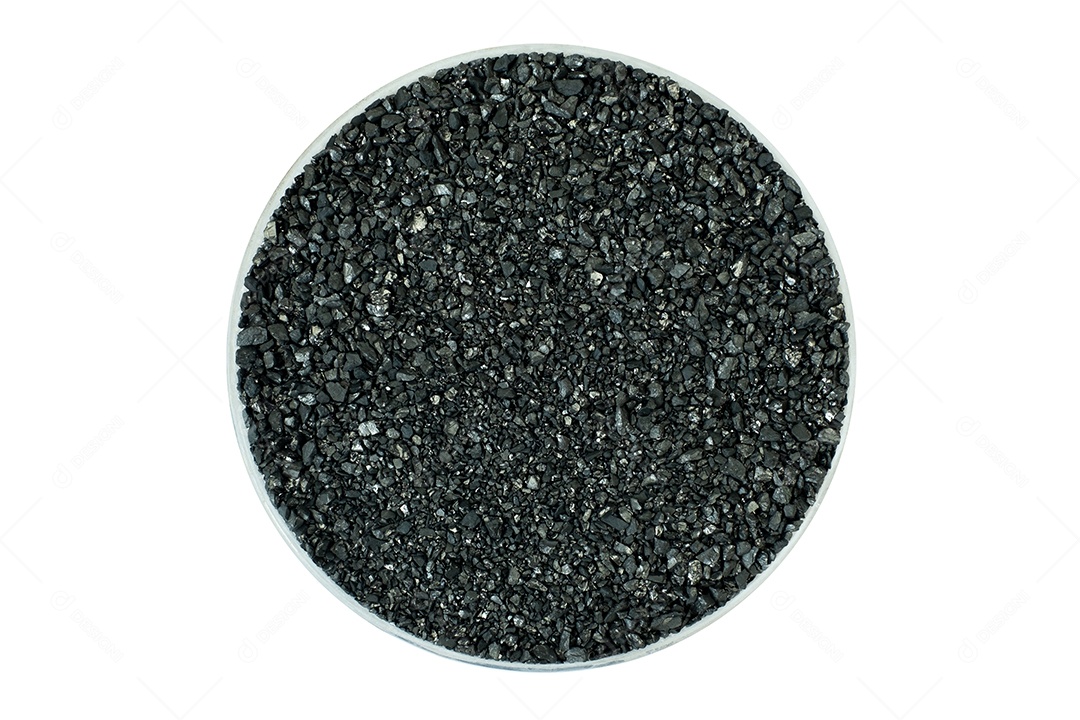 Carbono de troca iônica para contas de amaciamento de água ou fundo de textura de grânulos.