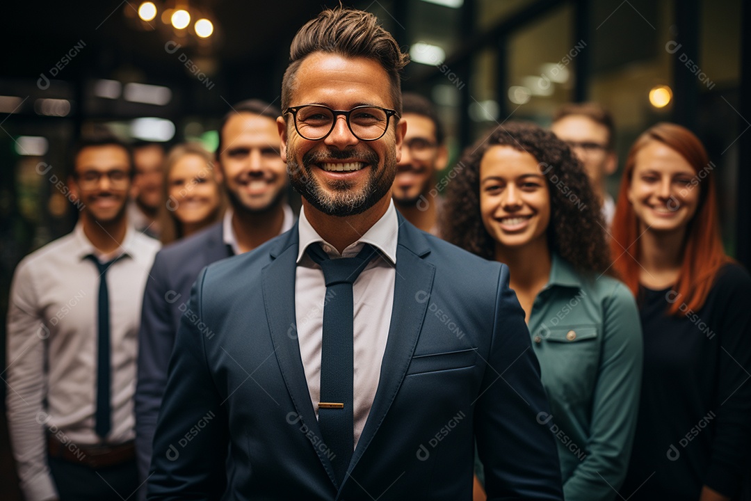 Imagem realista equipe de pessoa sobre uma empresa