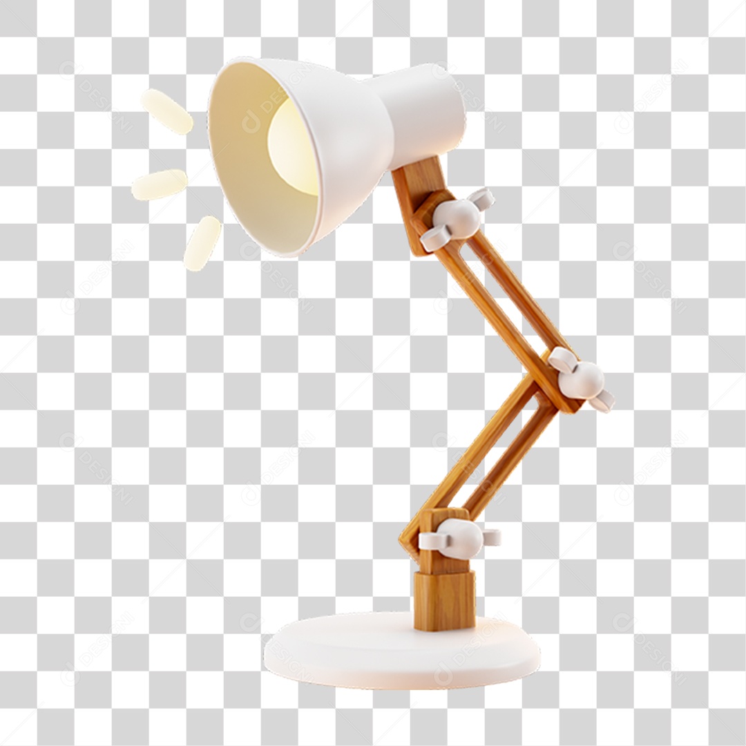 Luminária de Braço em Mesa PNG Transparente